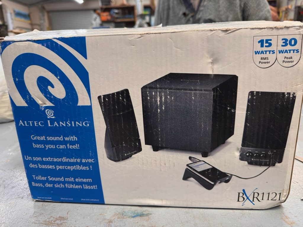 Altec Lansing BXR1121 Multimedia Speaker System – Brand New in Box